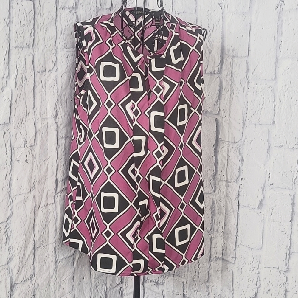 Millenium Purple/Black/White Abstract Women's Sle… - image 1